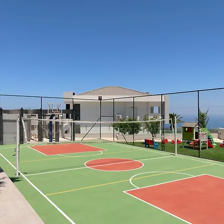 וילה Luxury Private Villa For 12 Guests- Heated Pool, Hot Tube, Sunset View העיירה רתימנו