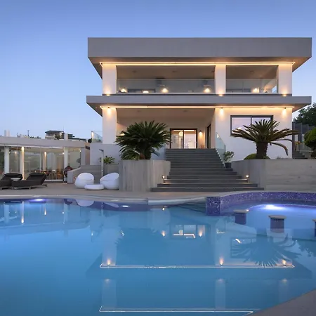 Vila Luxury Private Villa For 12 Guests- Heated Pool, Hot Tube, Sunset View